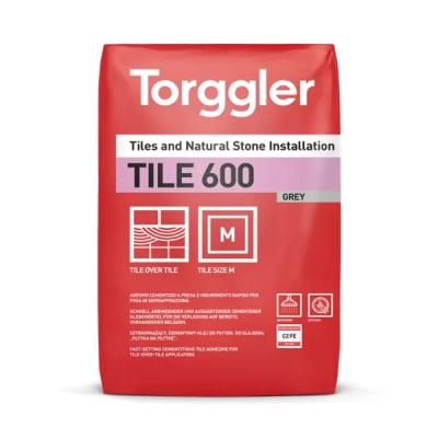 Torggler TILE 600 - Szybkowiążący klej cementowy