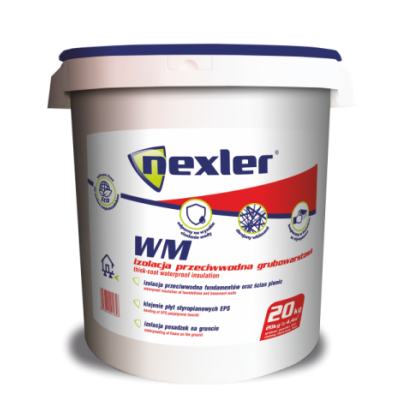 Nexler WM 1K - Izolacja przeciwwodna grubowarstwowa zbrojona włóknem
